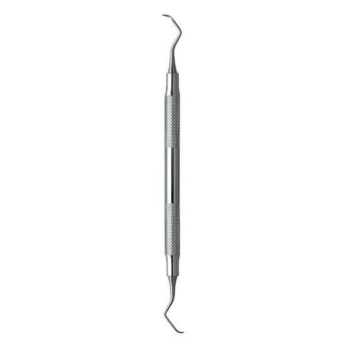 Scaler Sickle Double End #6 Satin Steel Immunity Steel  (SN1356)