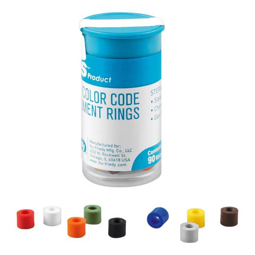 IMS Color Code Rings Refill Assorted 90/Pk (IMS-1280)