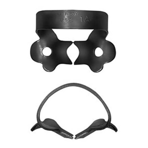 Black Line Rubber Dam Clamp Winged Size 1A  (RDCM1AX)