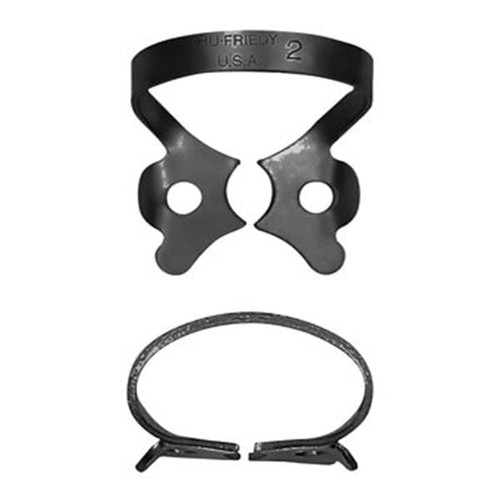 Black Line Rubber Dam Clamp Winged Size 2  (RDCM2X)