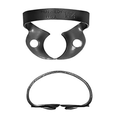 Black Line Rubber Dam Clamp Winged Size 4  (RDCM4X)