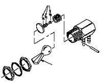 Toggle Valve, Side Ported, 2-Way, Black