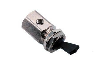 Toggle Valve, On/Off, 2-Way, Gray