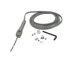 Syringe, Euro-Style, Quick Clean, w/Gray Straight Tubing