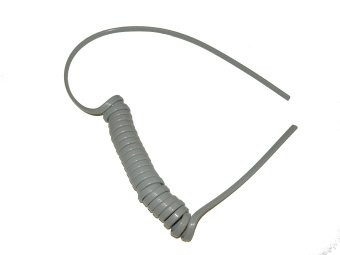 Syringe Tubing, 2 Hole, Asepsis Coiled Gray