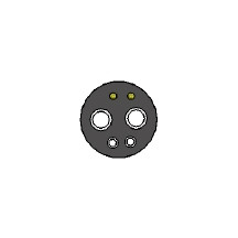 6 Hole Gasket-Black for 8773