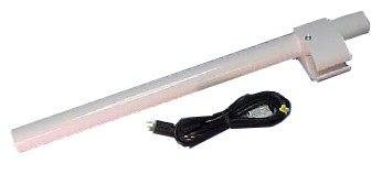 Light Post Extension, 30", P&C Bushing, White