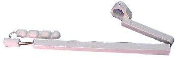 Telescoping Arm w/3 Position Holder, White