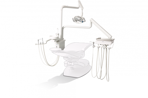 Reliance Over the Patient Dental Unit with Cuspidor & PMU, White