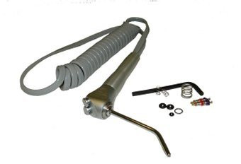 Syringe, Valve Core, Quick-Clean, w/Gray Coiled Tubing