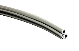 FC Tubing, 5 Hole, Poly Sterling; Box of 100ft