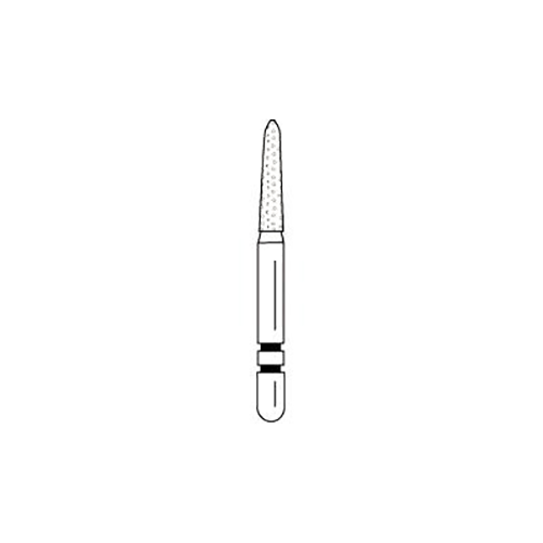 Two Striper Diamond 253.Sa Gold-Plated Curettage Medium 5/Pk