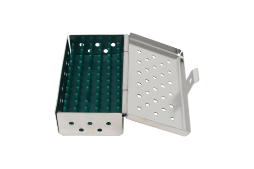 Sterilization Cassette for Clamps, Small Parts & Handpieces, With Silicone Mat - Size A