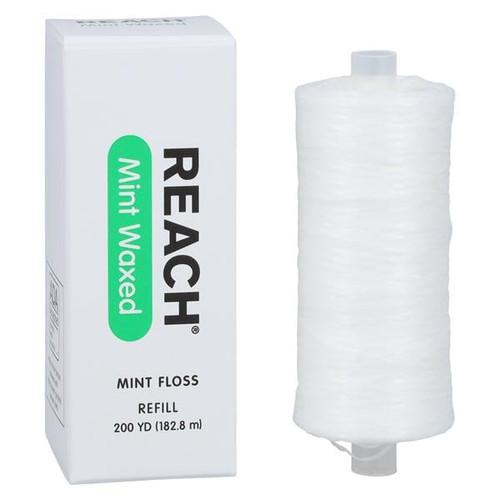 Reach Waxed Mint Floss, 200 yd Spool Refill