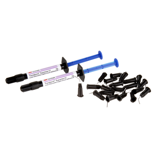 3M Medical, 3M Transbond Supreme LV Adhesive, 2 Syringes, 2g/Ea, 20 Tips, 1/Kit, 712-046