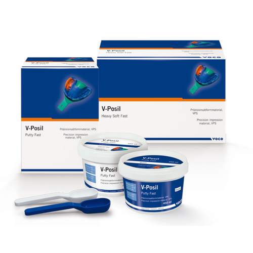Voco, V-Posil Impression Material Fast Set 450 mL Putty Package 2/Pk, 2561