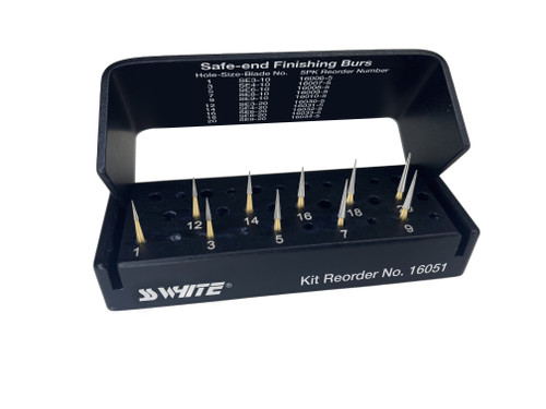SS White, Jazz HP Green State Polisher Gs1S Ultra Fine White Contour Mini 7X19mm, 3 Pack, 89186