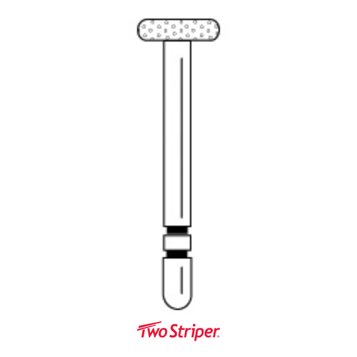 Premier, Two Striper Diamond Bur, 50/Pack, 863C, 2050545