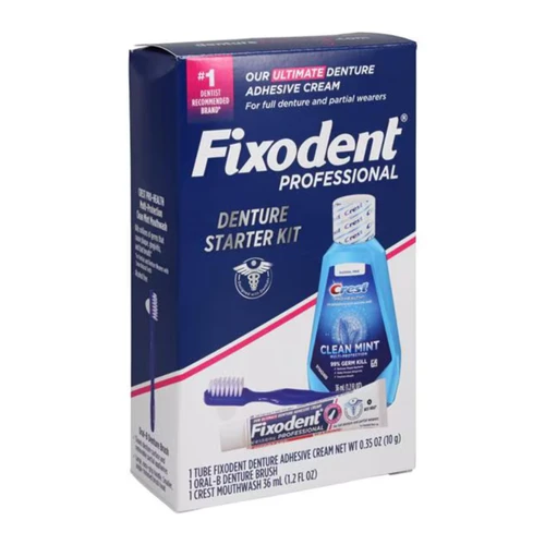 Procter & Gamble, Fixodent Professional Denture Starter Kit, 24/Case, 80719493