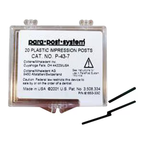 Coltene, ParaPost Plastic Impression Post (.040''/1.00mm), 10 pcs, P434