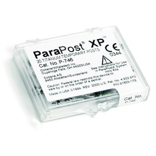 Coltene, ParaPost XP Titanium Temporary Posts (.050''/1.25mm), 20 pcs, P7465