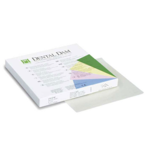 Coltene, Hygenic Fiesta Dental Dam Thin 6'' x 6'' (152 x 152 mm), 36 pcs, H04639