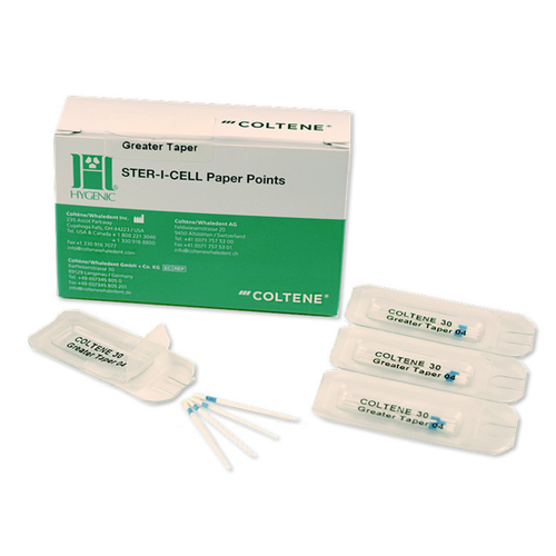 Coltene, Hygenic Paper Points Greater Taper 0.04, 144 pcs,