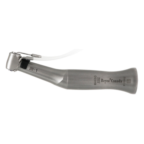 Beyes Dental, Maxso Electric High-Speed X92 Hanpiece, Contra Angle, 20:1 Implantology, Non-Optic, Push Button, CA Burs, SL3019
