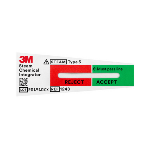Comply SteriGage Chemical Integrator, 1243B, Class 5, 100/Pack