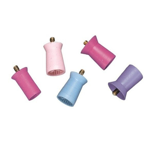 Screw Type Soft Aqua Prophy Cup, Unscented, Non-Latex., Ribbed, 144/Pack