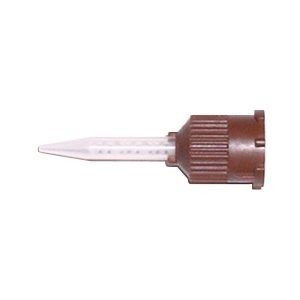 Temporary Cement Mixing Tips Curved Brown 1:1 Ratio, 25 Pcs