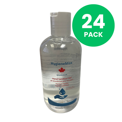 24 Pack of Hygienix Hand Sanitizer Gel 250ml