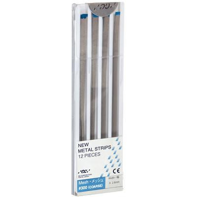 Metal Strips - Coarse (No. 300 Mesh - 90 Micron), Blue, 12/Pkg