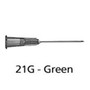 PrecisionGlide Hypodermic Needle 21Gx2" Green Conventional 100/Box