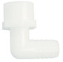 1/2" FPT x 1/2" Barb Elbow Adapter, Plastic