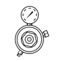 Accutron, FRU, N2O Regulator, Guardian II, 34058-GII