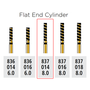 Alpen FG 837TC 014 TurboCut Flat End Cylinder Diamond 5/Pk