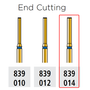 Alpen FG 839C 014 End Cutting Diamond Bur 5/Pk