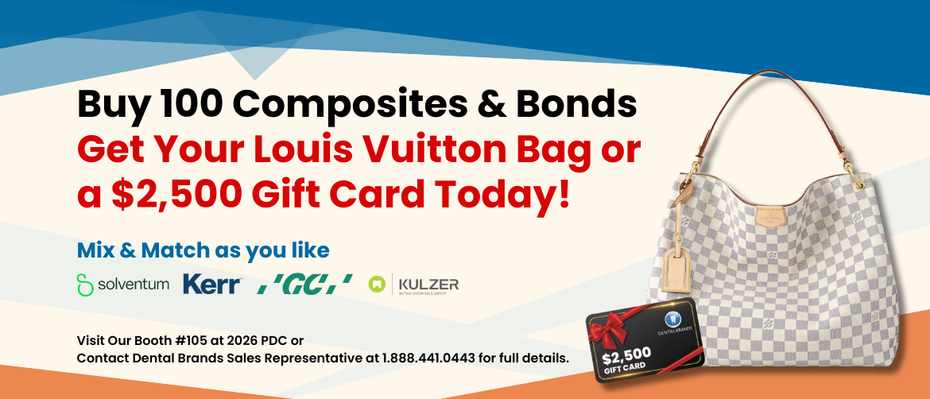 Buy 100 Composites & Bonds in 2026 and Receive a Louis Vuitton Bag or $2,500 Gift Card