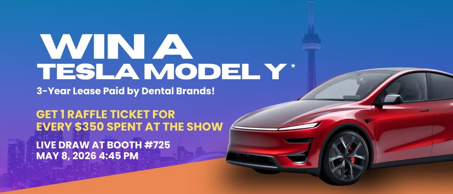 Win a Tesla Model Y 3-Year Lease at ODA ASM 2026 with Dental Brands