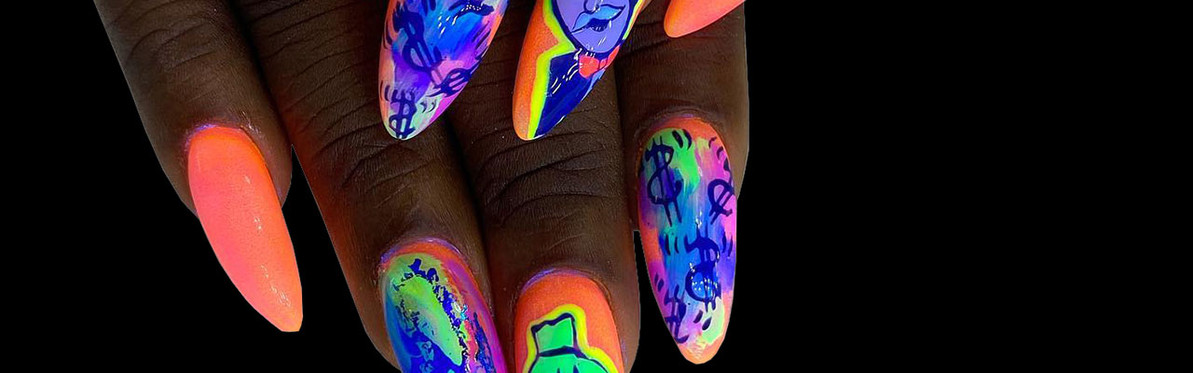 Glow in the Dark Nails - Techno Glow Inc