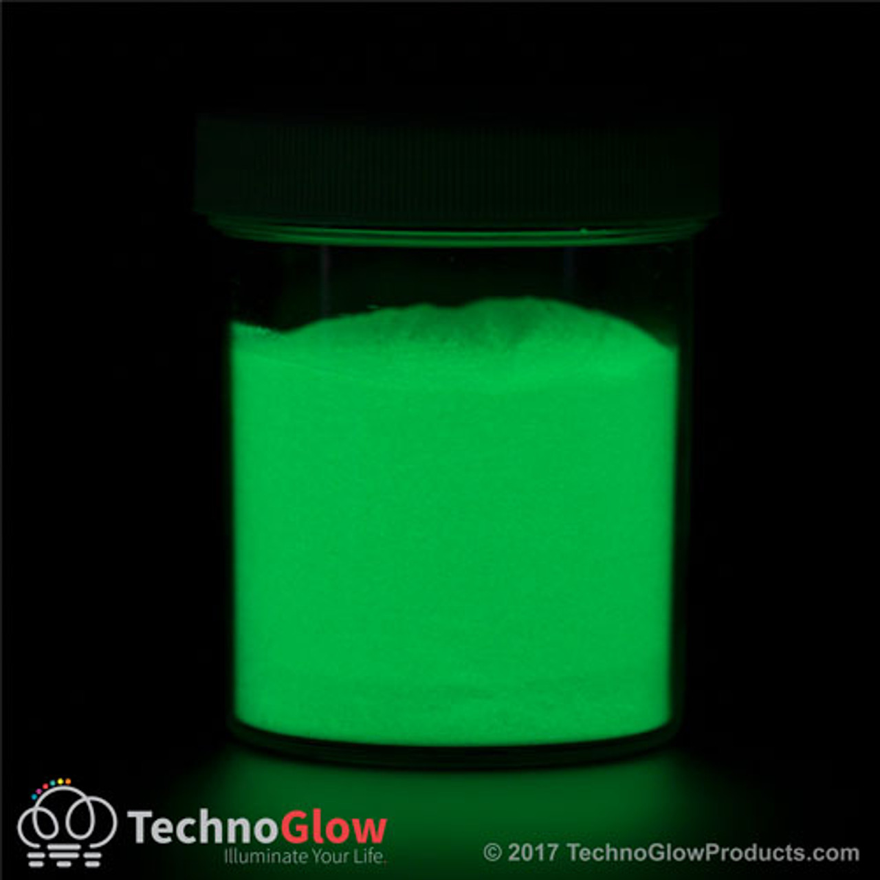 Daytime Green Glow in the Dark Powder