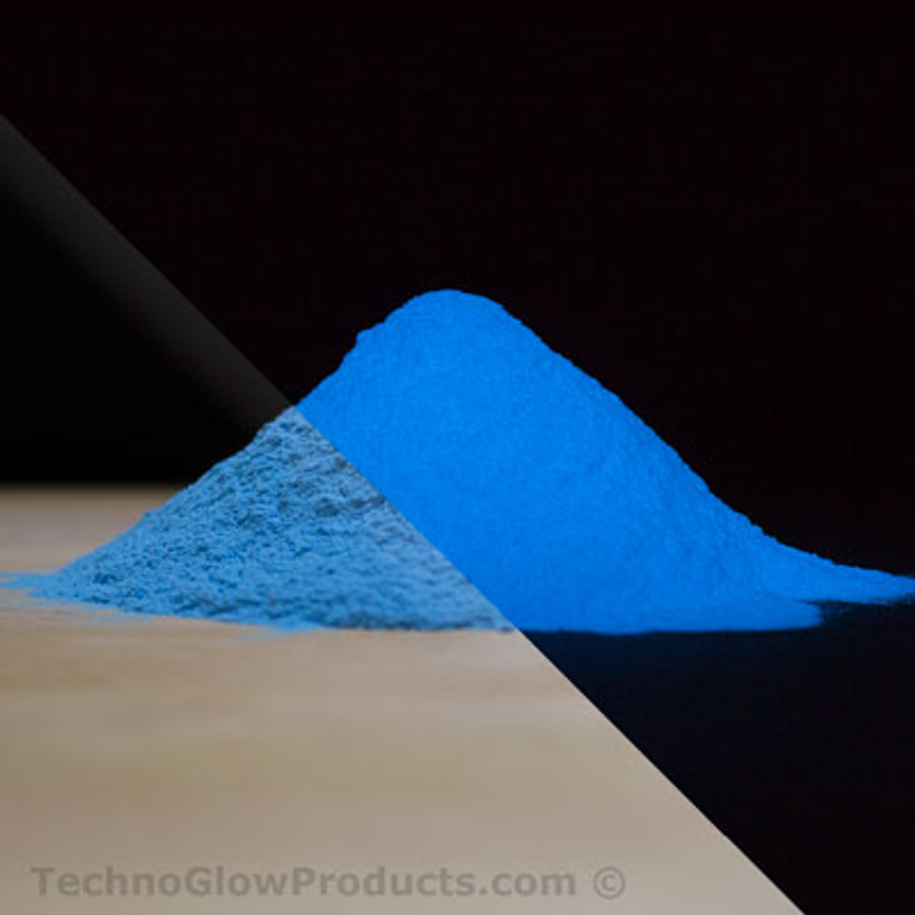 Phosphorescent Glow in the Dark Powder Pigment - Blue