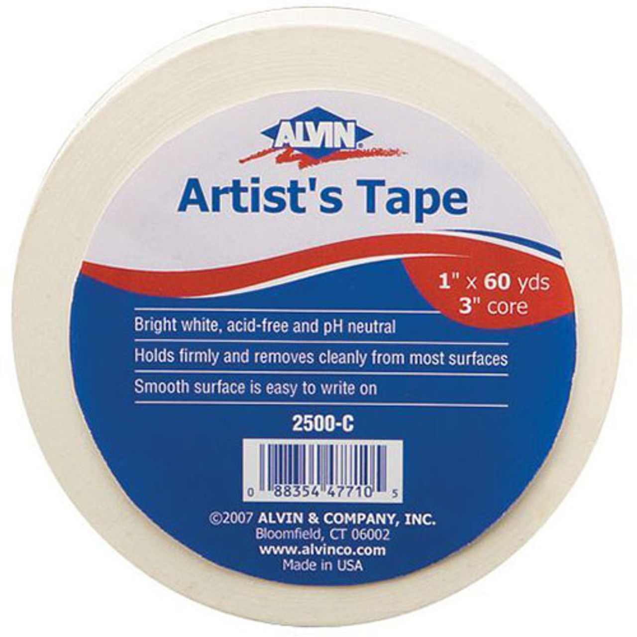 Acid Free White Artists Tape