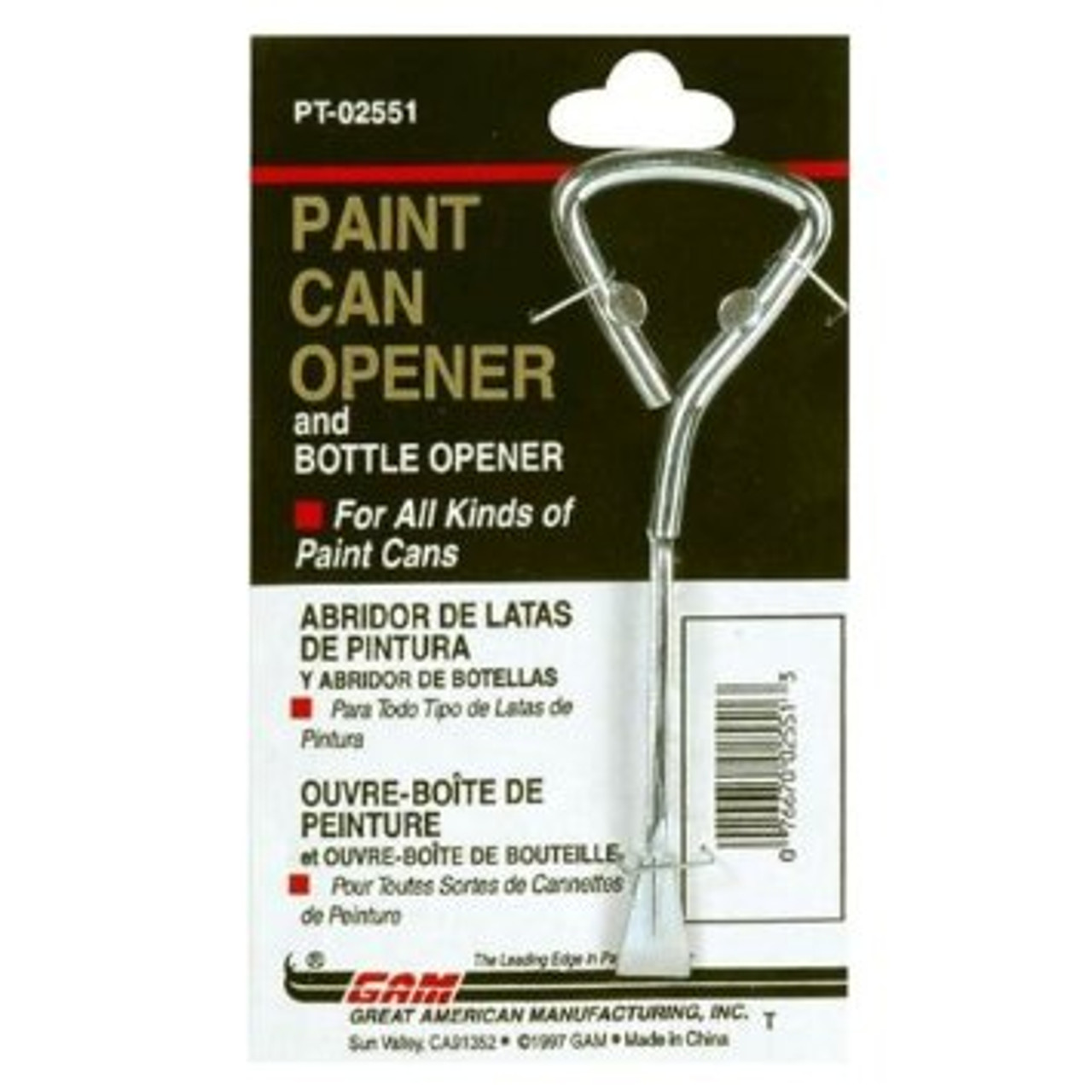 Paint Can/Bottle Opener