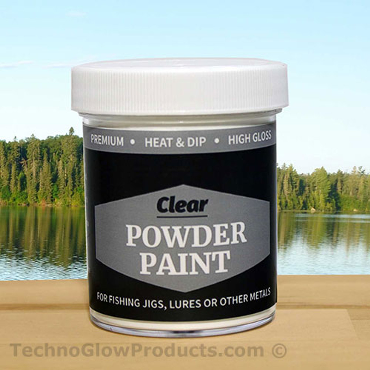 Clear Powder Paint, Techno Glow