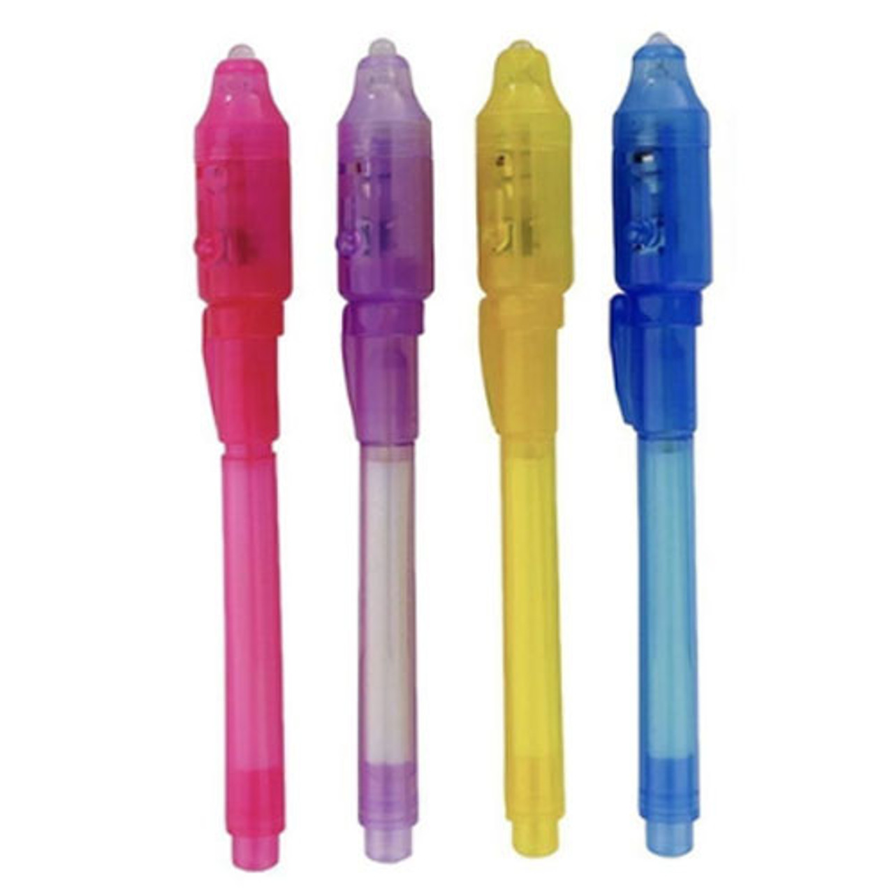 20Pcs Invisible Ink Pen with Uv Light Pens for Writing Secret
