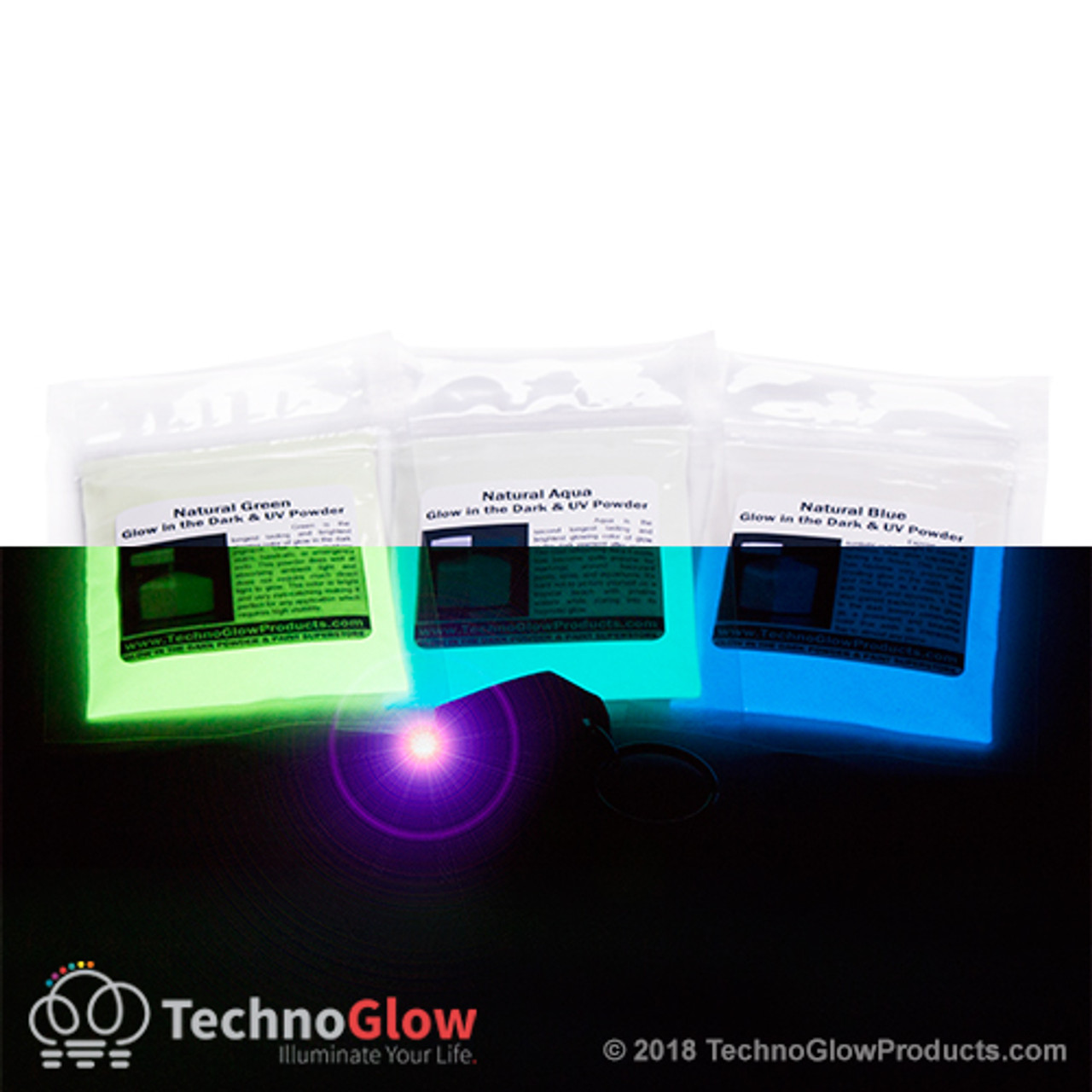 Glow Pigment Performance Kit with UV Light