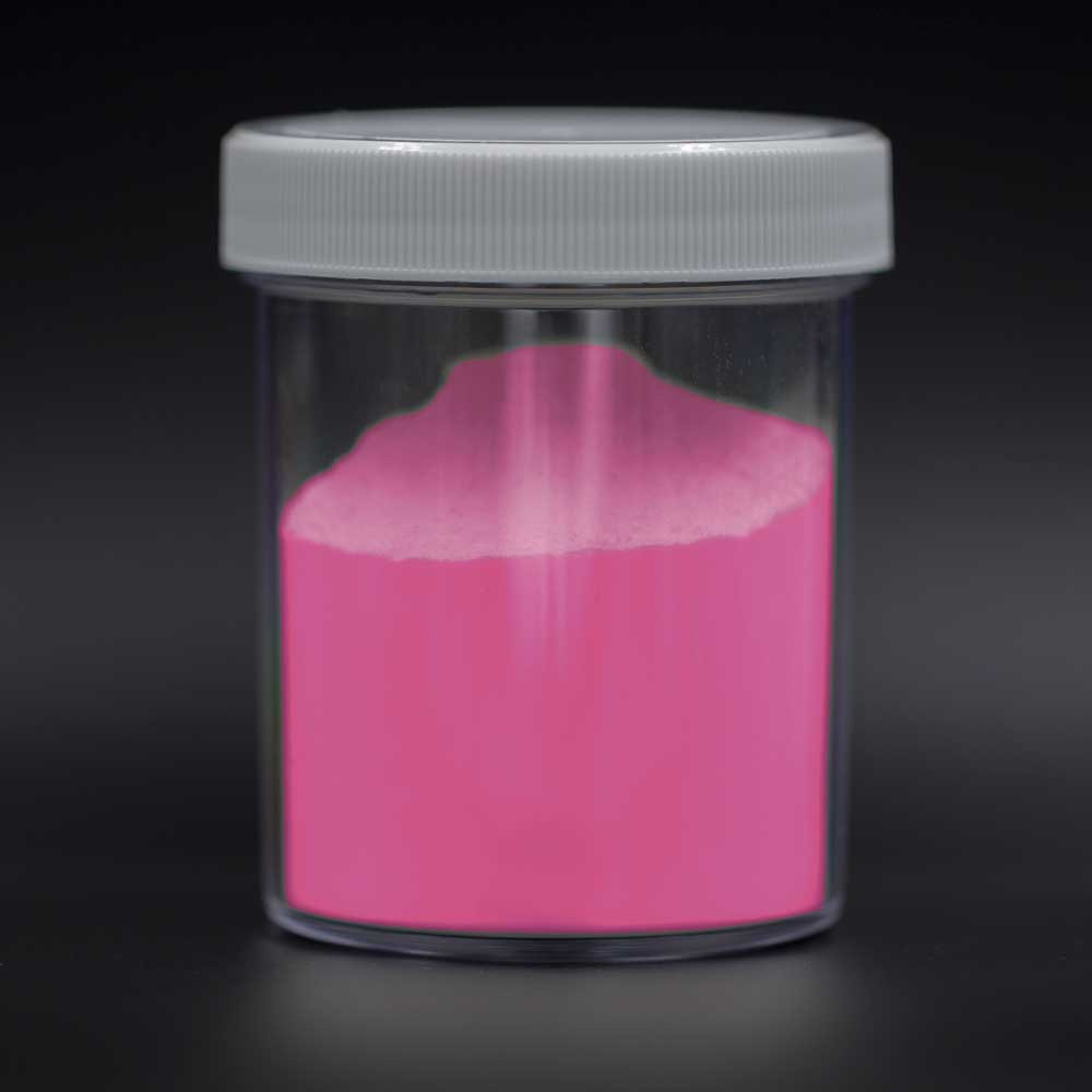 Fluorescent Pink Glow in the Dark Phosphorescent Powder
