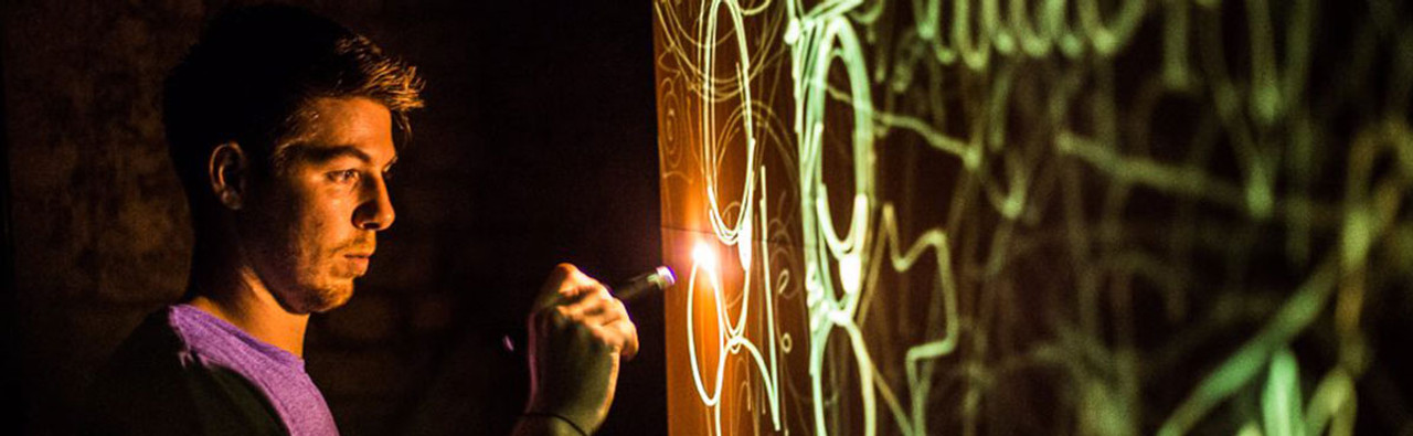 Glow in the Dark Paint & UV Laser Lights for Wall Murals